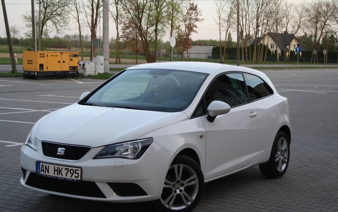 Seat Ibiza cena 22900 przebieg: 225000, rok produkcji 2014 z Piaski małe 352